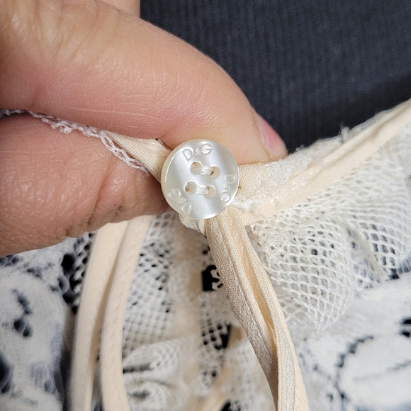 AUTENTIC Dolce & Gabbana Lace mini dress off-white - Picture 11 of 16